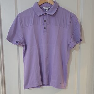 Calvin Klein Men's Lavender Polo Shirt